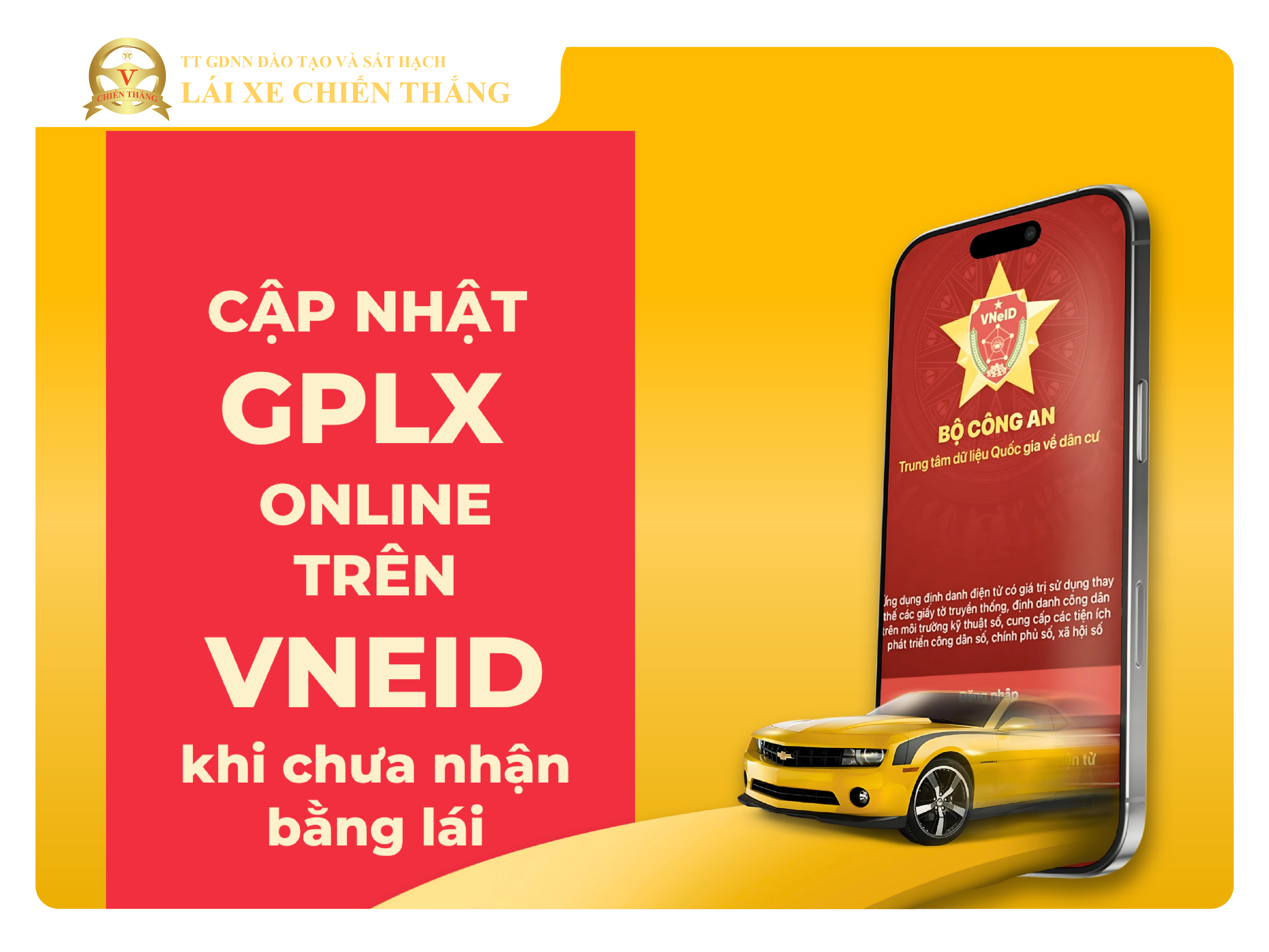 ĐẬU BẰNG LÁI RỒI – NHỚ CẬP NHẬT NGAY TRÊN VNEID!