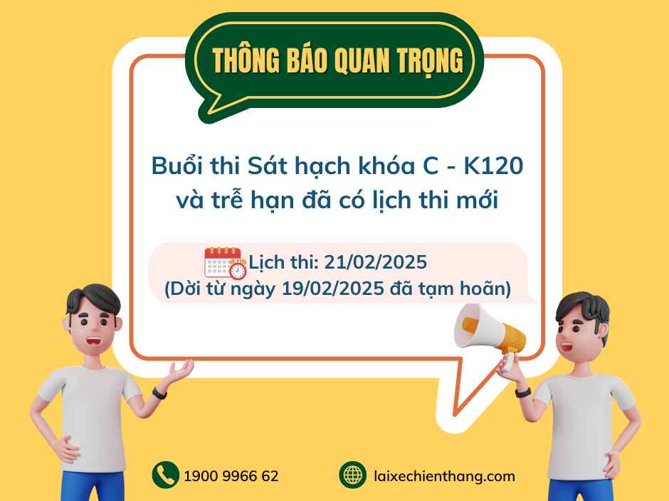  THÔNG BÁO: KỲ THI SÁT HẠCH GPLX HOẠT ĐỘNG TRỞ LẠI & ĐÃ CÓ LỊCH THI CHÍNH THỨ